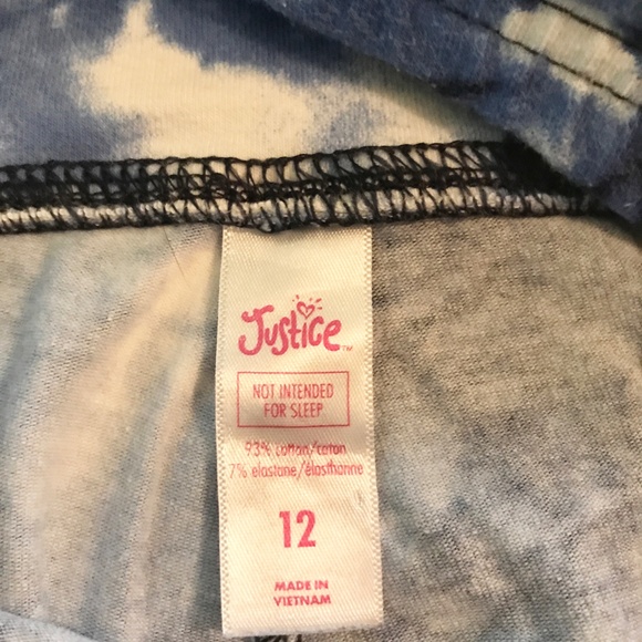 Justice Girl's Leggings Pants Size 12 - Picture 3 of 4